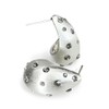 Jacqueline Kent Small Tear Drop Rhinestone Earring, Silver JKE559.SI