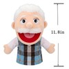 Family Hand Puppets Role-Playing Storytelling Hand Puppet for Kids (Grandpa)
