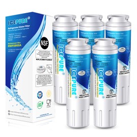 ICEPURE UKF8001 Replacement Refrigerator Water Filter For Maytag UKF8001, UKF8001AXX, Whirlpool 4396395, EDR4RXD1, 469006, EveryDrop Filter 4, RWF0900A, 5PACK