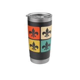 Mardi Grass Tshirt Christian Feast Fat Tuesday Retro Shirt Stainless Steel Insulated Tumbler