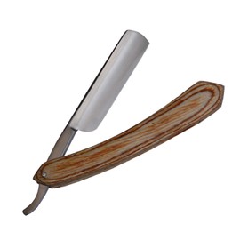 Professional Barber Sharp Straight Edge Knife Men’s Cut Throat Shaving Razor Vintage Wood Handle Salon Classic Handle – Shave Ready with Pouch By Sharpend