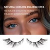 AKARA Natural Eyelashes, 7 Pairs, 3D False Eyelashes, Fake Lashes,