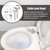 Toilet Seat Fittings, 1 Set Hinge Fixing Replacements, Toilet Seat