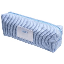 GORGECRAFT Corduroy Pencil Case Small Make Up Bag Holder for Travel Toiletries Cosmetics Stationery Storage Organiser with Zip Pencil Case School Supplies for Students Make Up Pin