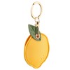 Vesaneae Lemon Keychain, Cartoon Cute Fruit Keyring, Creative Leather Keychain,