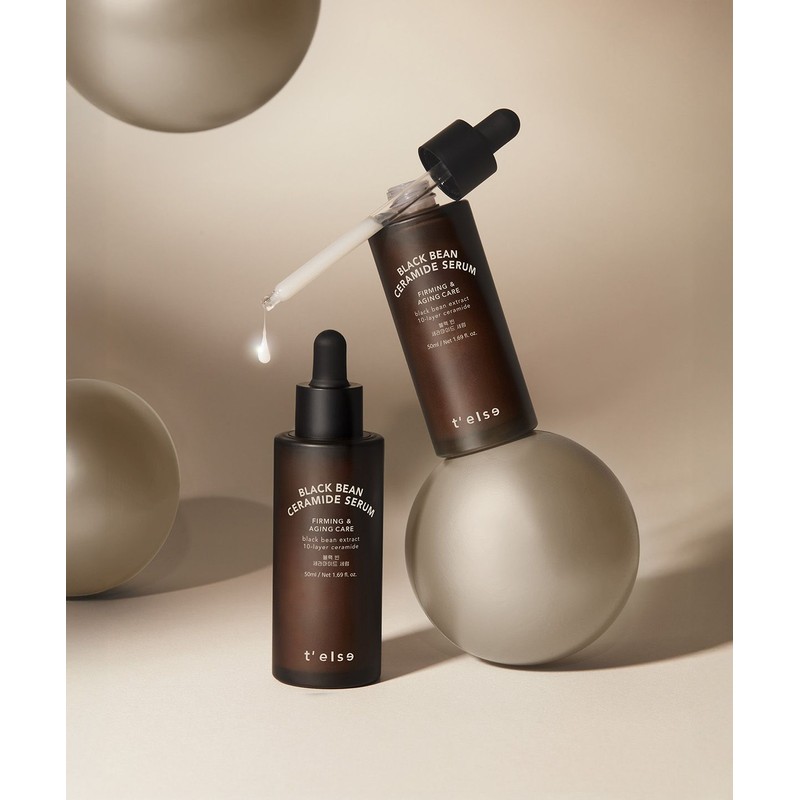 TILS Tiels Black Bean Ceramide Serum 50ML + [Gift] Niacinamide