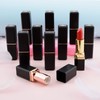 Allwon 10Pcs Black Empty Lipstick Tubes DIY Lip Balm Container