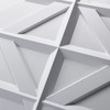 Art3d PVC 3D Wall Panel, Decorative Wall Tile in White