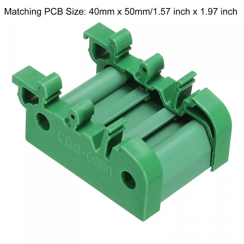 sourcing map DIN Rail Mount Carrier for 40mm x 50mm