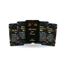 Ibiza Tarot Aquarius and Pisces - Zodiac Compatibility - Divination Tools - Oracle Cards - Star Sign Compatibility - Horoscope Compatibility Cards