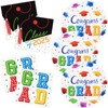 Graduation Party Plates and Napkins 50 Count, Congrats Grad 9.2"