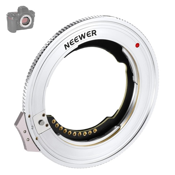 NEEWER FE/E Mount Lens to Z Mount Camera Autofocus Adapter, Lens Converter with Auto Aperture Firmware Update Compatible with Tamron Sony Sigma Zeiss FE E Mount Lens Nikon Z Mount Camera, NW-ETZ