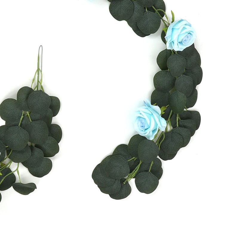 Fake Garland Artificial Silk Hanging Vivid Multifunctional Flower Vines for