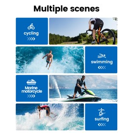 361º Swim Jammers for Men Swimsuit Triathlon Shorts Mens Tech Suits Swimming Gear Swim Pants Athletic Briefs Endurance Swimwear Swim Trunks M Blue