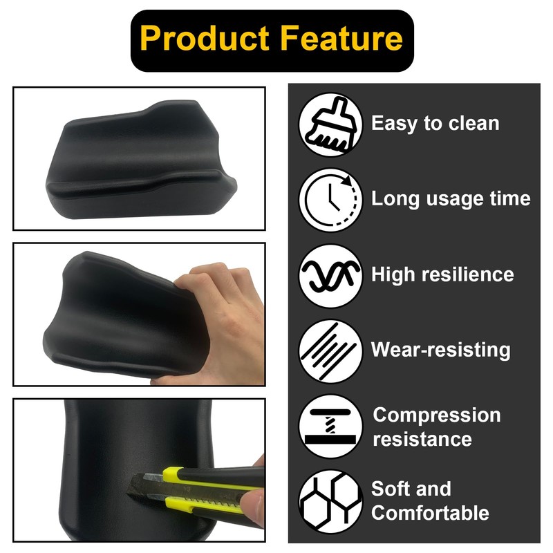 Rollator Armrest Pad, Upright Walker Forearm Pads for Stand up
