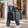 JTPAWS Foldable Expandable Soft-Sided Pet Carrier Bag for Cats &