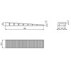 PACK OF 36 FURNITURE ALIGNMENT LEVELLER WEDGES ADJUSTABLE WEDGE 1MM