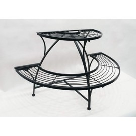 Hi-Line Gift Black SEMI-Circle Plant and Display Stand