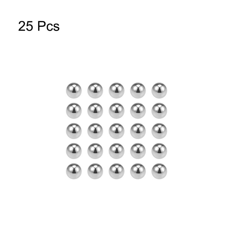 sourcing map Pack of 25 Precision Balls 3/16 Inch Solid