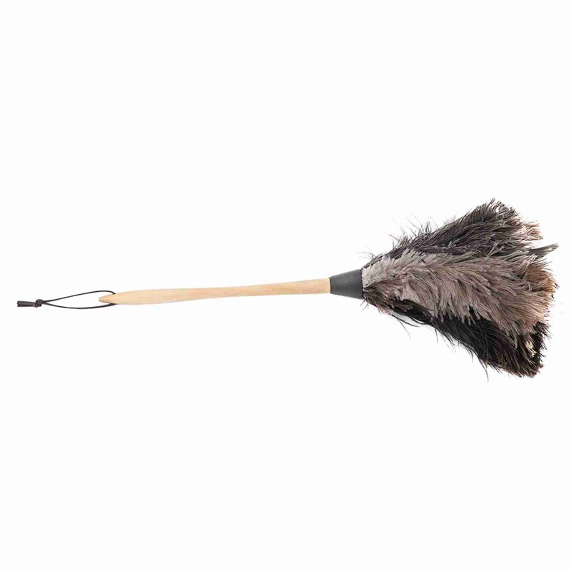 Handmade Washable NOn electrostatic Ostrich Feather Duster with Wooden Handle