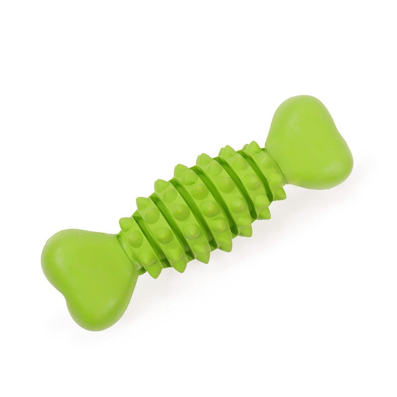 Rosewood Rubber, Tough Chew Resistant, Bone Dog Toy, Assorted Colours