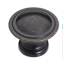 Liberty PN0408C-VBR Venetian Bronze 1 1/8"  Ridge Cabinet Drawer Knob