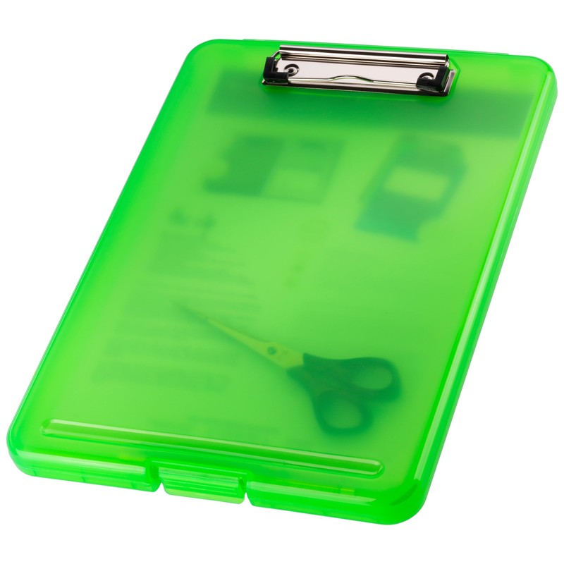 helit H2532050 Clipboard DIN A4 the Clip Green Translucent Clipboard