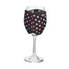 Oenophilia Vino Hug Neoprene Wine Glass Sleeve Charm (Candy Dots