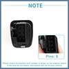SWITCHRISE Front Car Mirror Switch Black Plastic Metal Fit for