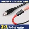 haisstronica 360PCS Heat Shrink Tubing,3:1 Ratio Adhesive Lined Marine Heat