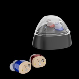 K&FCOPTEE Invisible Mini Hearing Aids for Seniors Rechargeable Hearing Amplifiers