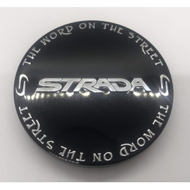 Strada C-225-3 Black Wheel Center Cap