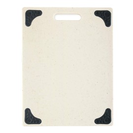 Dexas Superboard Cutting Board with Handle and Non-Slip Feet, 11 by 14.5 inches, Oatmeal Granite Color with Black Non-Slip Corners, (451-TF51)