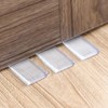 XUKZIMA 4 Pcs Furniture Leveling Wedge, Transparent Leveling Shims Non-Slip