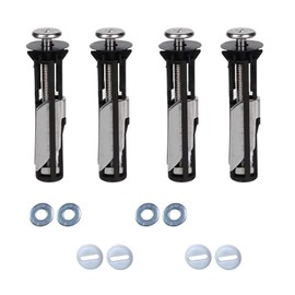 4 Toilet Seat Bolts, Easy To Carry Heavy Duty Toilet Seat Fastener Bolt Kit, Small And Delicate Toilet Seat Fastener Bolt Kit, Easy Installation Is Suitable For Fastening The Toilet