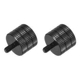 sourcing map 2PCS Mic Stand Adapter 1/4 Female to M4 Male Screw Thread Adapter for Microphone Stand Mount to Camera Tripod Adapter