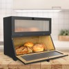 LOHASOK Double Layer Bamboo Bread Box for Kitchen Counter-Large Capacity