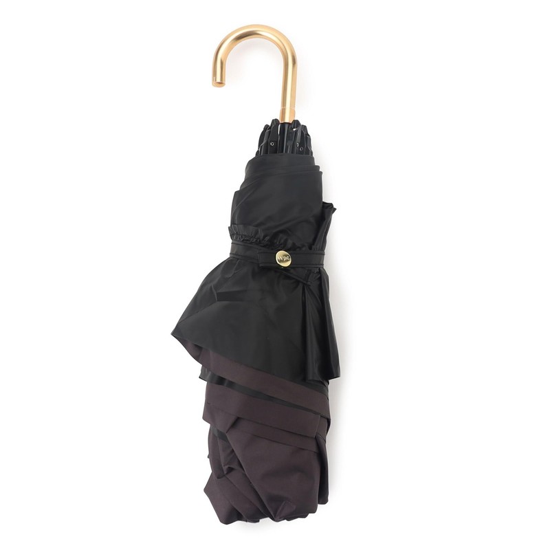 Globe 76941393 Women's Folding Umbrella, Blackout Dome Parasol Ruffle Mini,