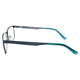 Esquire Mens EQ1524 Blue Light Filter+A/R Lenses Eyeglasses in Satin Navy 55 mm