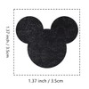 Mouse Head Rubber Stamp, 1-1/3 Medium Stamp for Scrapbooking Card