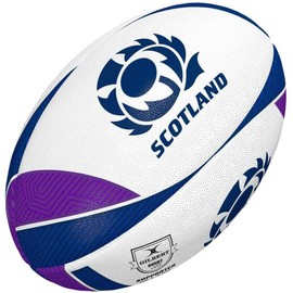 Gilbert scotland supporter rugby ball [white/purple] size 5