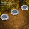 5Pcs Solar Power Underground Light Landscape Lamp 16 LED RainProof