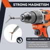10 Pack Magnetic Extension Bit Holder, 1/4" Strong Hex Shank