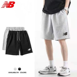 Andar Men's Summer Thin Sports Cotton Loose Running Fitness Crop Shorts Basketball M/Gray 3ea