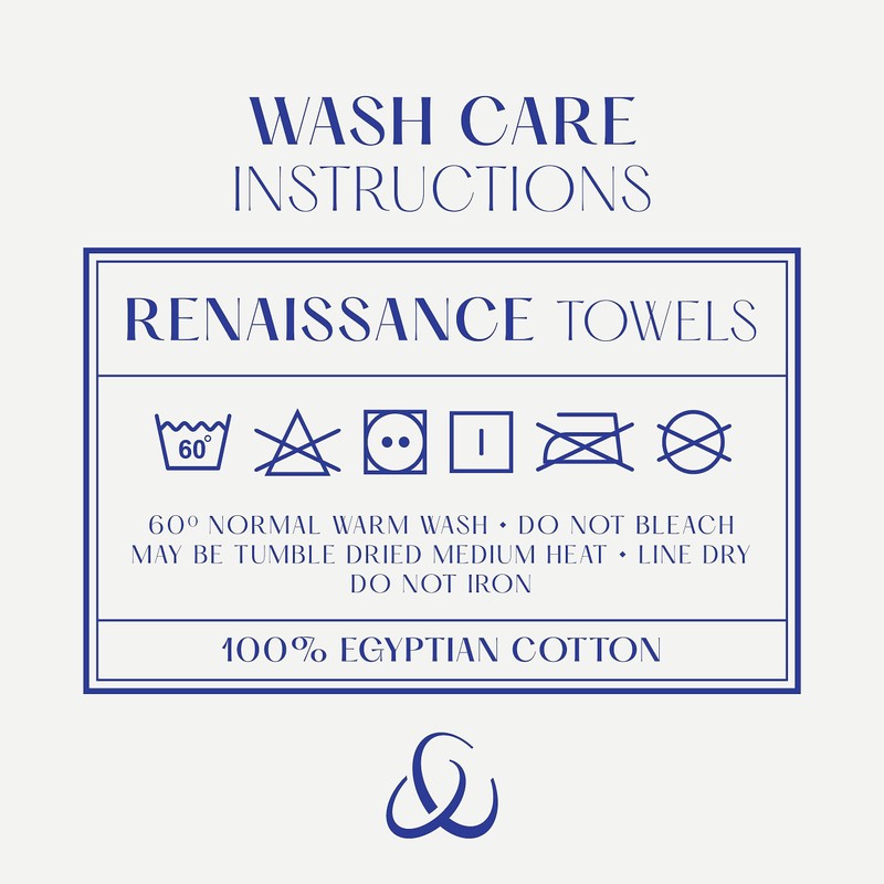 Christy Renaissance 2 Hand Towels Set | Eggshell | 100%