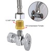 Joywayus 1/2 NPT Male to 3/8 Compression Female Thread Bushing