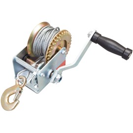 TCE ATRT1061CU Torin 600lbs Capacity Manual Trailer Winch with 26.3ft Cable