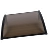 Unbranded Stylish Door Canopy Rainproof Sun Shade Windproof Cover for