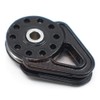 Yeah Racing Heavy Duty Winch Snatch Block Black #YA-0460BK
