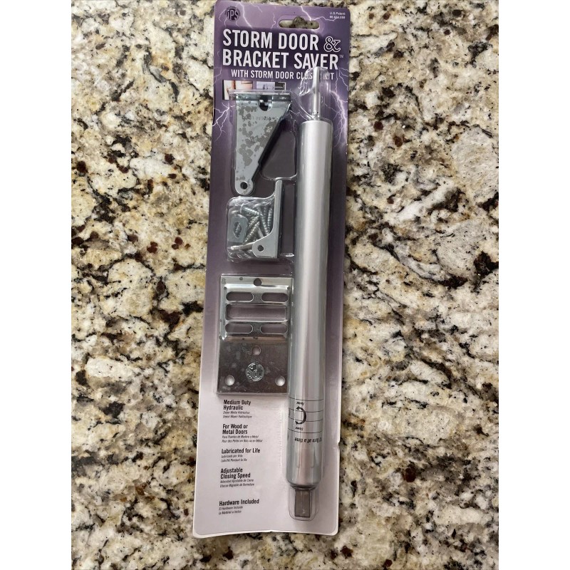 IPS Storm Door Closer Kit Silver CH-3120M
